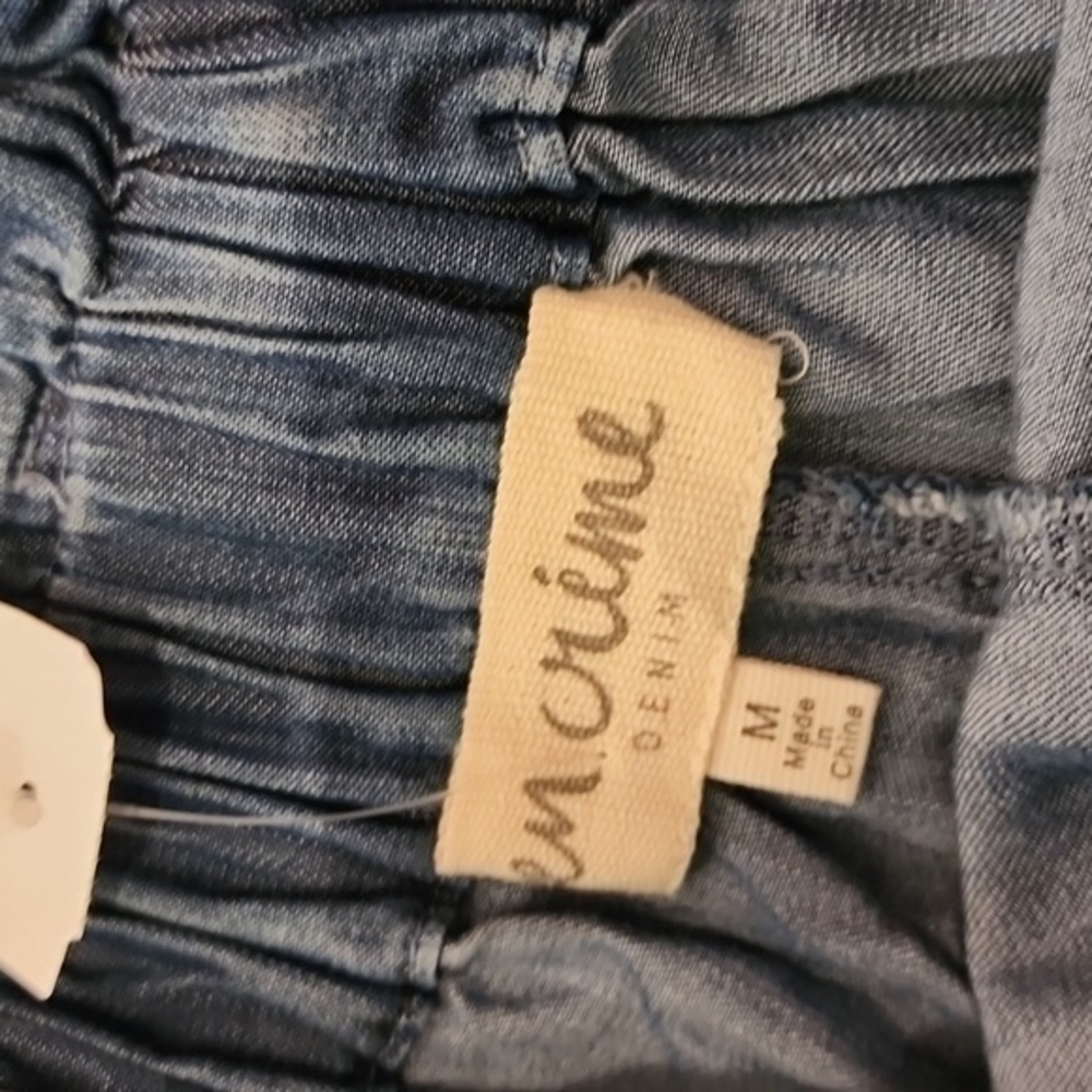 Encrime 100 % tencel shorts NWT removable belt - Picture 5 of 9